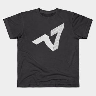 Isometric Number, Number Seven Kids T-Shirt